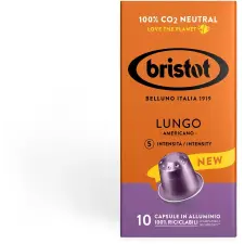 Bristot Lungo 55 g, 10 kapszula kávé