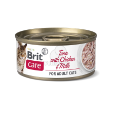 Brit Brit Care Cat Tuna with Chicken & Milk 6 x 70 g macskaeledel