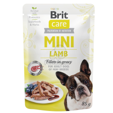 Brit Brit Care Mini Fillets in Gravy - Lamb 24 x 85 g kutyaeledel