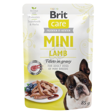 Brit Brit Care Mini Fillets in Gravy - Lamb 6 x 85 g kutyaeledel