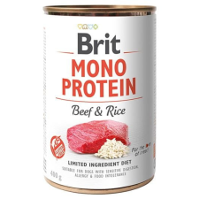 Brit Brit Mono Protein Beef & Brown Rice 6x400g kutyaeledel