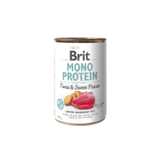 Brit Brit Mono Protein Tuna &amp; Sweet Potato 400 g kutyaeledel