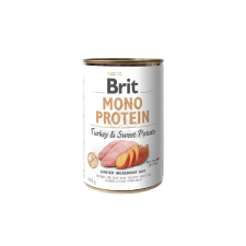 Brit Brit Mono Protein Turkey & Sweet Potato 24 x 400 g kutyaeledel