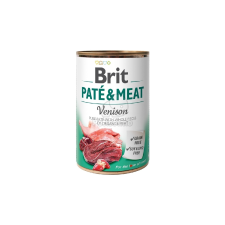 Brit Brit Paté & Meat Venison 24 x 400 g kutyaeledel