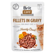 Brit Care Cat Fillets in Gravy with Hearty Duck – 4×85 g macskaeledel