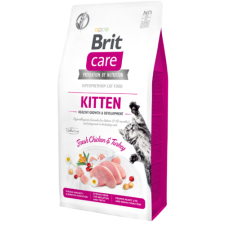 Brit Care Cat Grain Free KITTEN Chicken and Turkey 0,4kg macskaajtó