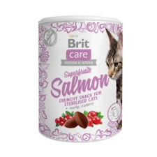 Brit Care Cat Snack Superfruits salmon 100 g jutalomfalat macskáknak
