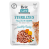 Brit Care Cat Sterilized Fillets in Gravy with Healthy Rabbit 12x85 g