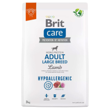 Brit Care Dog Hypoallergenic Lamb Adult Large Breed 3 kg kutyaeledel