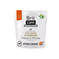 Brit Care Dog Hypoallergenic Salmon&Hering Dog Show Champion 1 kg kutyaeledel