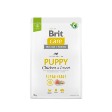 Brit Care Dog Sustainable Insect Puppy  3 kg kutyaeledel