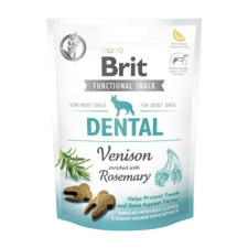 Brit Care Functional Snack Dental Venison (szarvas, rozmaring) 150g jutalomfalat kutyáknak