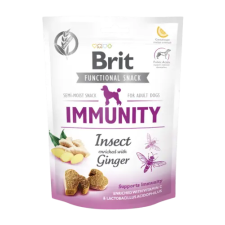 Brit Care Functional Snack Immunity Insect (rovar, gyömbér) 150g jutalomfalat kutyáknak