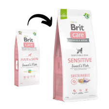  Brit Care Grain-free Adult Hair&Skin Insect&Fish – 1 kg kutyaeledel