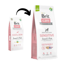 Brit Care Grain-free Adult Hair&Skin Insect&Fish 2x12kg kutyaeledel