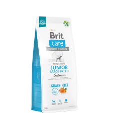 Brit Care Grain-free Junior Large Breed Salmon & Potato 1 kg kutyaeledel