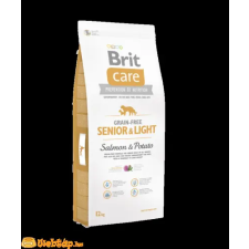 Brit Care Grain-free Senior & Light Salmon & Potato 1kg kutyaeledel