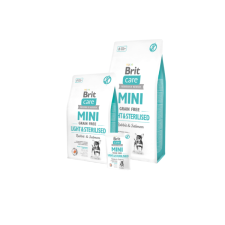 Brit Care Mini Grain Free Light&Sterilised Rabbit & Salmon 400 g kutyaeledel