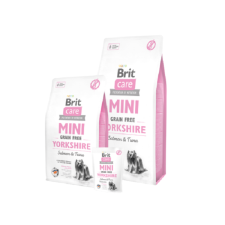 Brit Care Mini Grain Free Yorkshire Salmon & Tuna 400 g kutyaeledel