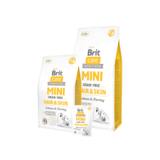  Brit Care Mini Hair and Skin – 2×7 kg kutyaeledel