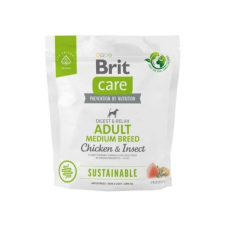 Brit Care Sustainable Adult Medium Breed Chicken & Insect 1 kg kutyaeledel