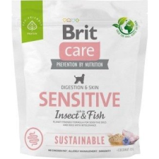 Brit Care Sustainable Gluténmentes Sensitive 1 kg Insect &fish 172187 (100-172187) kutyaeledel