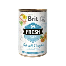 Brit Fresh Hal Sütőtökkel konzerv 12x400g kutyaeledel
