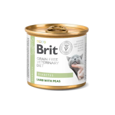 Brit GF Veterinary Diet Cat Cans Diabetes 200 g macskaeledel