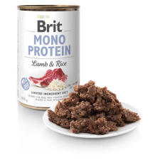 Brit Mono Protein Lamb & Rice konzerv 12x400g kutyaeledel
