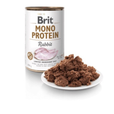 Brit Mono Protein Nyúl – 6×400 g kutyaeledel