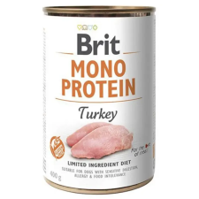 Brit Mono Protein Turkey konzerv 400g - gabonamentes, pulyka konzerv kutyáknak kutyaeledel