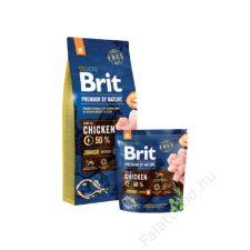 Brit Premium By Nature Premium by Nature Medium Junior 3kg kutyaeledel