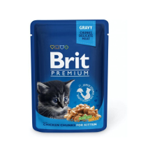 Brit Premium Cat 100 g alutasakos kitten csirkés 100274 macskaeledel