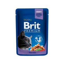 Brit Premium Cat 100 g alutasakos tőkehalas 100272 macskaeledel