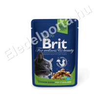 Brit Premium Cat Chicken Slices for Sterilised macskaeledel