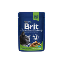 Brit Premium Cat csirkeszeletekkel ivartalanított macskáknak 100g macskaeledel