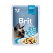  Brit Premium Cat Delicate Fillets in Gravy with Chicken – 85 g macskaeledel