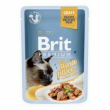 Brit Premium Cat Delicate Fillets in Gravy with Tuna 12x85g macskaeledel