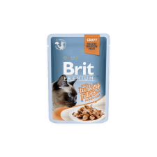 Brit Premium Cat Delicate Fillets in Gravy with Turkey – 12×85 g macskaeledel
