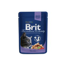 Brit Premium Cat With Cod Fish alutasakos 100g macskaeledel