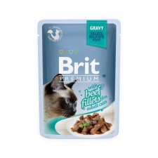 Brit Premium Delicate Fillets in Gravy with Beef 24x85 g macskaeledel