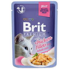Brit Premium Delicate Fillets in Jelly with Chicken 24x85 g macskaeledel