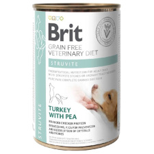 Brit Veterinary Diet Struvite Turkey&Pea nedves kutyaeledel 400g kutyaeledel