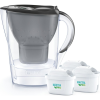 Brita Marella Vízszűrő kancsó 2,4L szürke + 3 db Maxtra szűrő (125417)