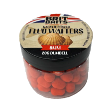  BritBaits Fluo Wafters Dumbell Kagyló-Fűszer 8mm csali