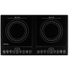 Brock Brock HP 4013, 2 x 2000W, 2 zónás, 80-270 ℃, Digitális, 5 főzési funkció, Kerámia, Indukciós főzőlap