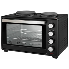 Brock TO 6022 BK Mini sütő elektromos 2000W 60L Fekete sütő