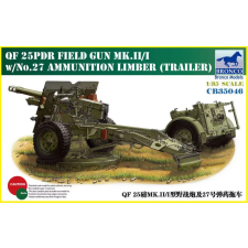  Bronco QF 25pdr Field Gun Mk.II/I 1:35 (CB35046) makett