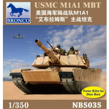  Bronco USMC M1A1 MBT 1:350 (NB5035) makett