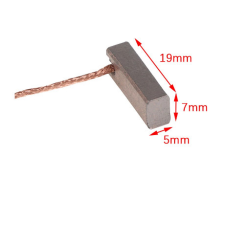 Bronzkefe 5x7x19 mm (Bronzkefe 7x5x19 mm) kisháztartási gépek kiegészítői